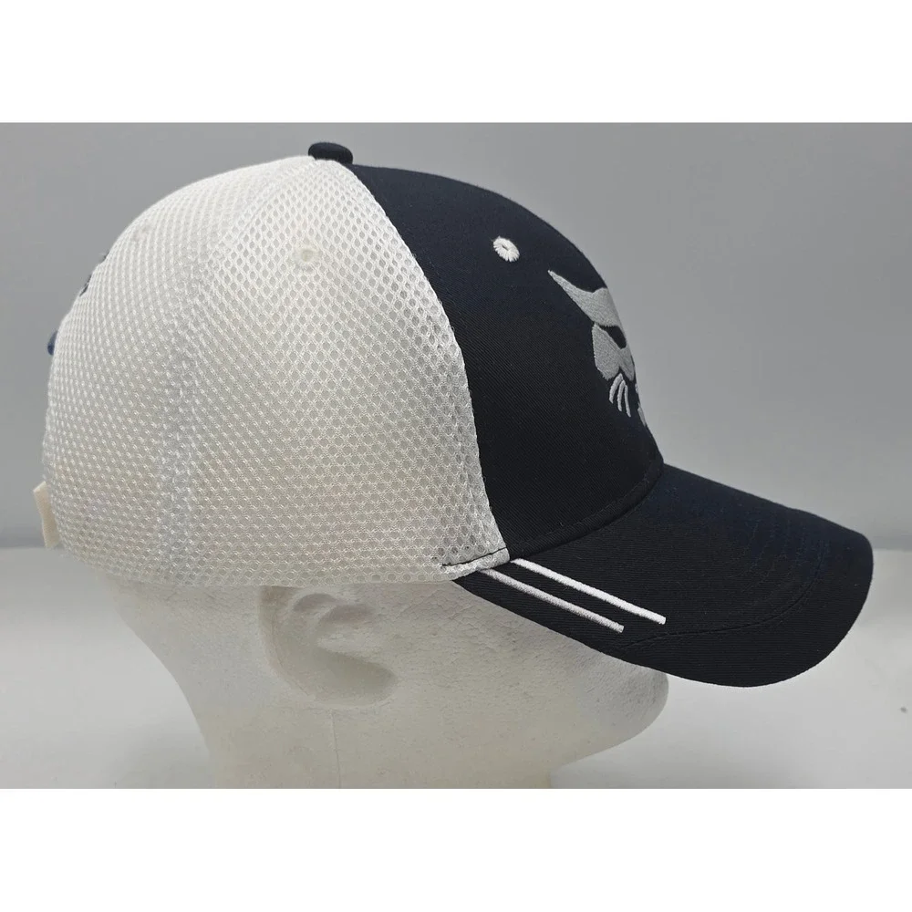 Cap America Golf Trucker Hat Navy Blue Bobcat Iowa City Cap
